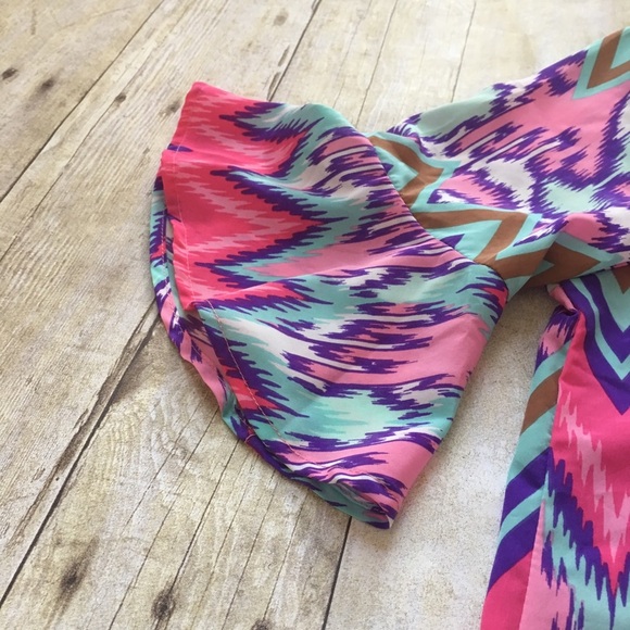 Peach Love Cream California Blouse Top - Picture 3 of 4